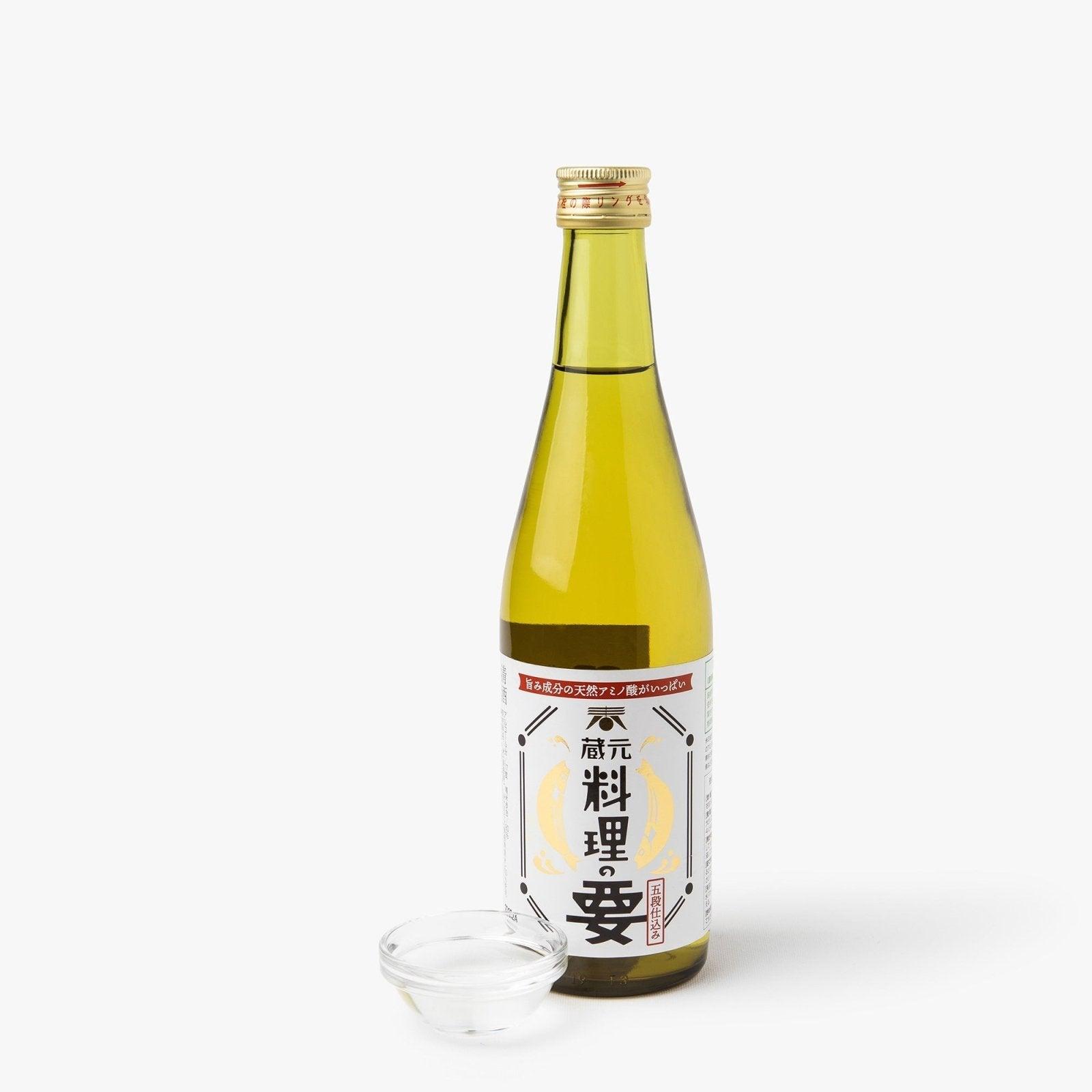 Sake de arroz 100% para cocinar de primera calidad - 500ml - 17° - Aoto Shuzo - iRASSHAi